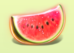 Символ игрового автомата Lady Fruits 40 Easter Арбуз