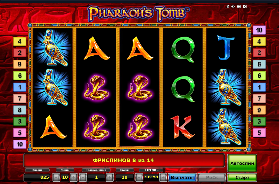 Изображение автомата Pharaoh’s Tomb