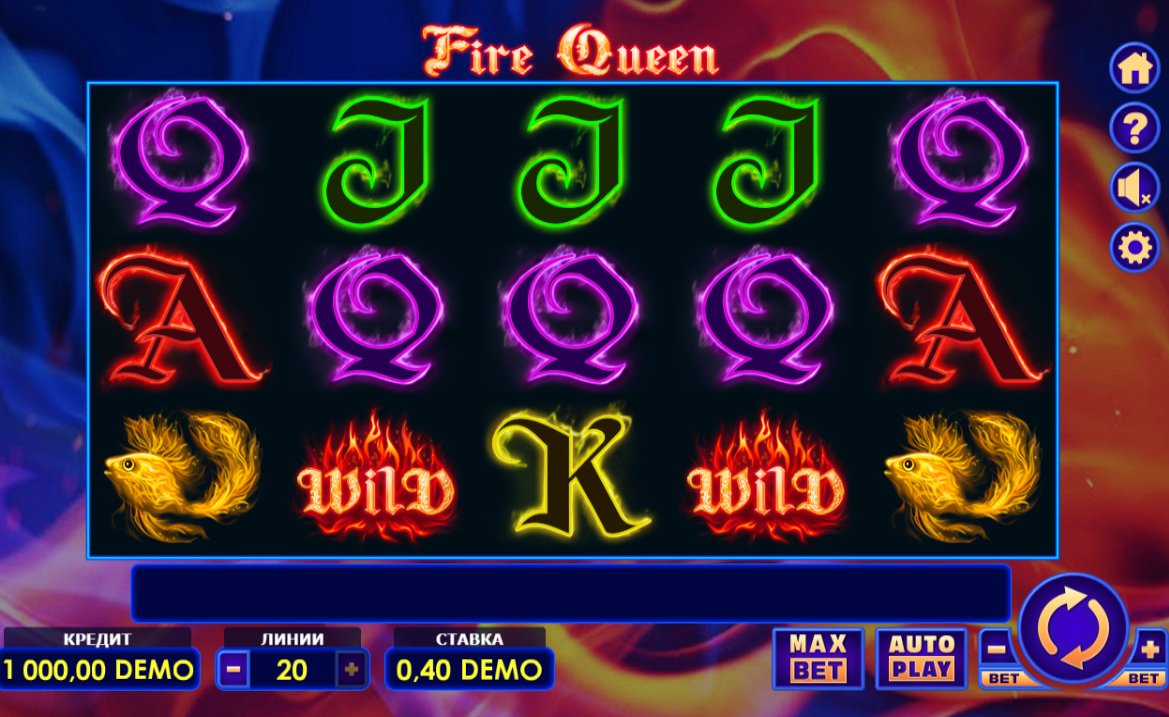 Изображение игрового автомата Fire Queen