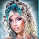 Символ игрового автомата Amazons Diamonds Блондинка