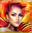 Символ игрового автомата Amazons Diamonds Рыжая девушка