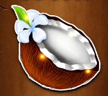 Символ игрового автомата Hawaiian Bliss Кокос