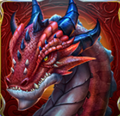 Символ игрового автомата Rise Of Merlin Красный дракон